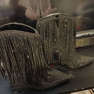 I.N.C. black booties.